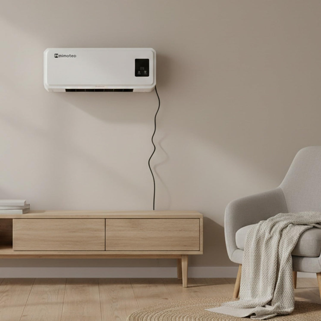 M Mimotec Wand-Heizlüfter 2000W, leise, mauer
