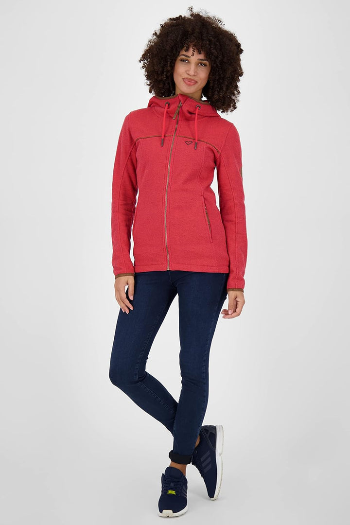 ALIFE and Kickin ClaudineAK A Jacket Damen Winterjacke, gefütterte Jacke L Coral, L Coral