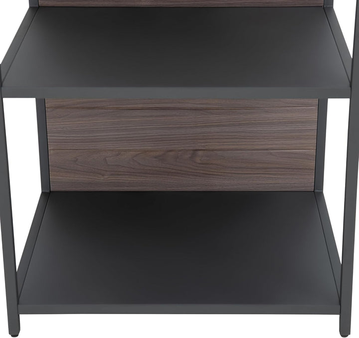 Sunjoy 3-stufiges Outdoor-Grillstation, Robuster Metallrahmen, Edelstahloberfläche &amp; Holzrückwand, P