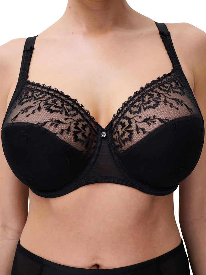 Chantelle Damen Full Coverage Bra 70E Schwarz, 70E Schwarz