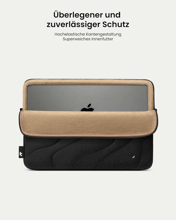 tomtoc Gesteppte Laptop Tasche Hülle für Neu 15 Zoll MacBook Air &amp; Gesteppte Kabeltasche Elektronik