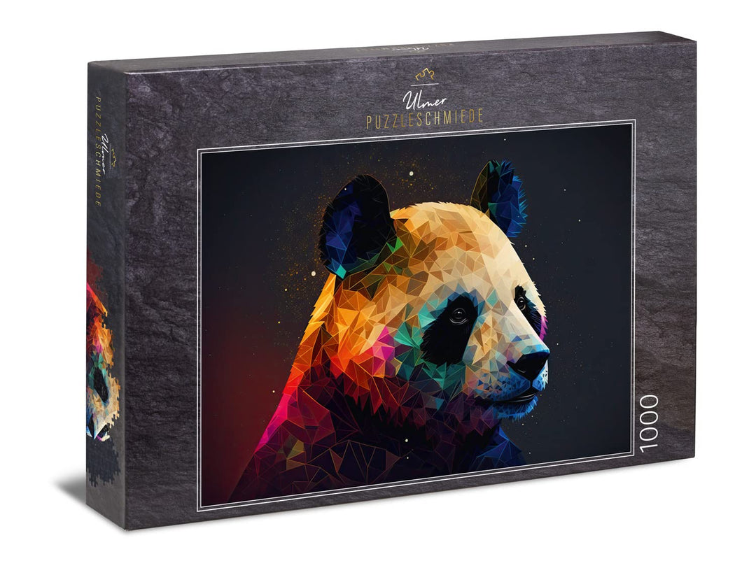 Ulmer Puzzleschmiede - Puzzle „Beyond Black &amp; White“ - Der Panda als modernes Tier-Puzzle mit 1000 T