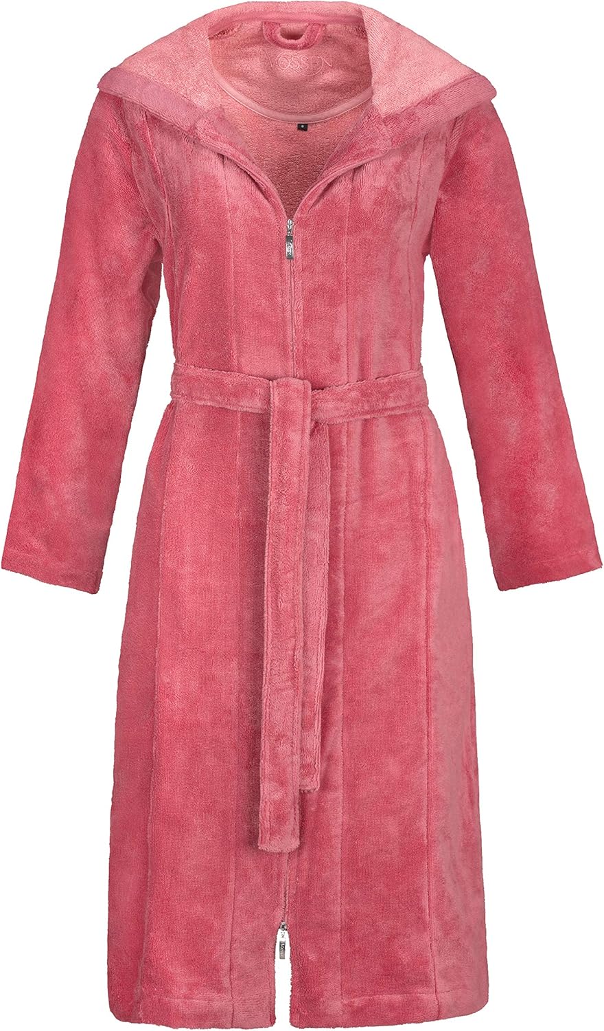 Vossen Damen Bademantel Palermo, Einfarbig S Blau (Winternight 004), S Blau (Winternight 004)