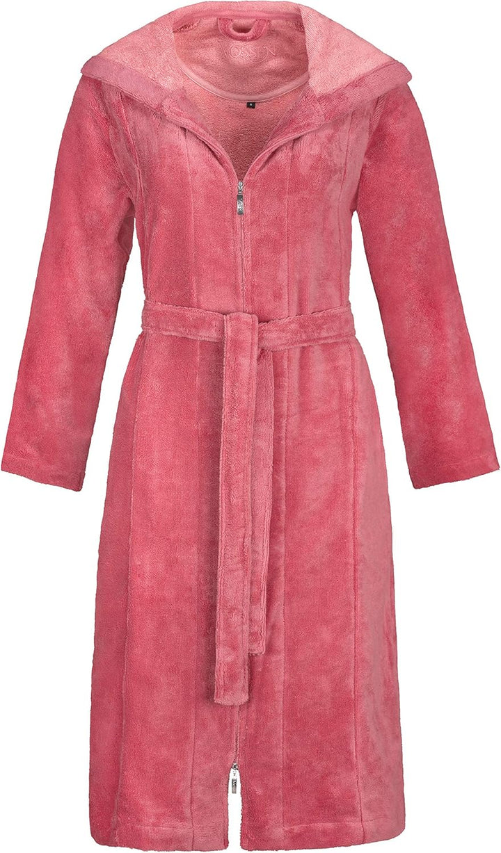 Vossen Damen Bademantel Palermo, Einfarbig S Blau (Winternight 004), S Blau (Winternight 004)