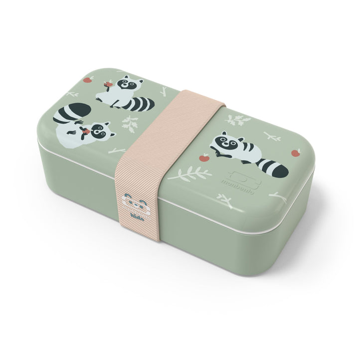 monbento - Brotdose Kinder MB Foodie Raccoon - Waschbär - Bento Box Kinder Made in France - Ideal fü