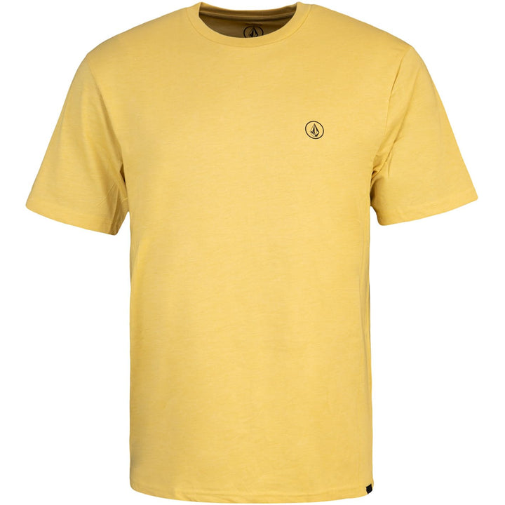 Volcom Circle Blanks T-Shirt Herren M Mustard, M Mustard
