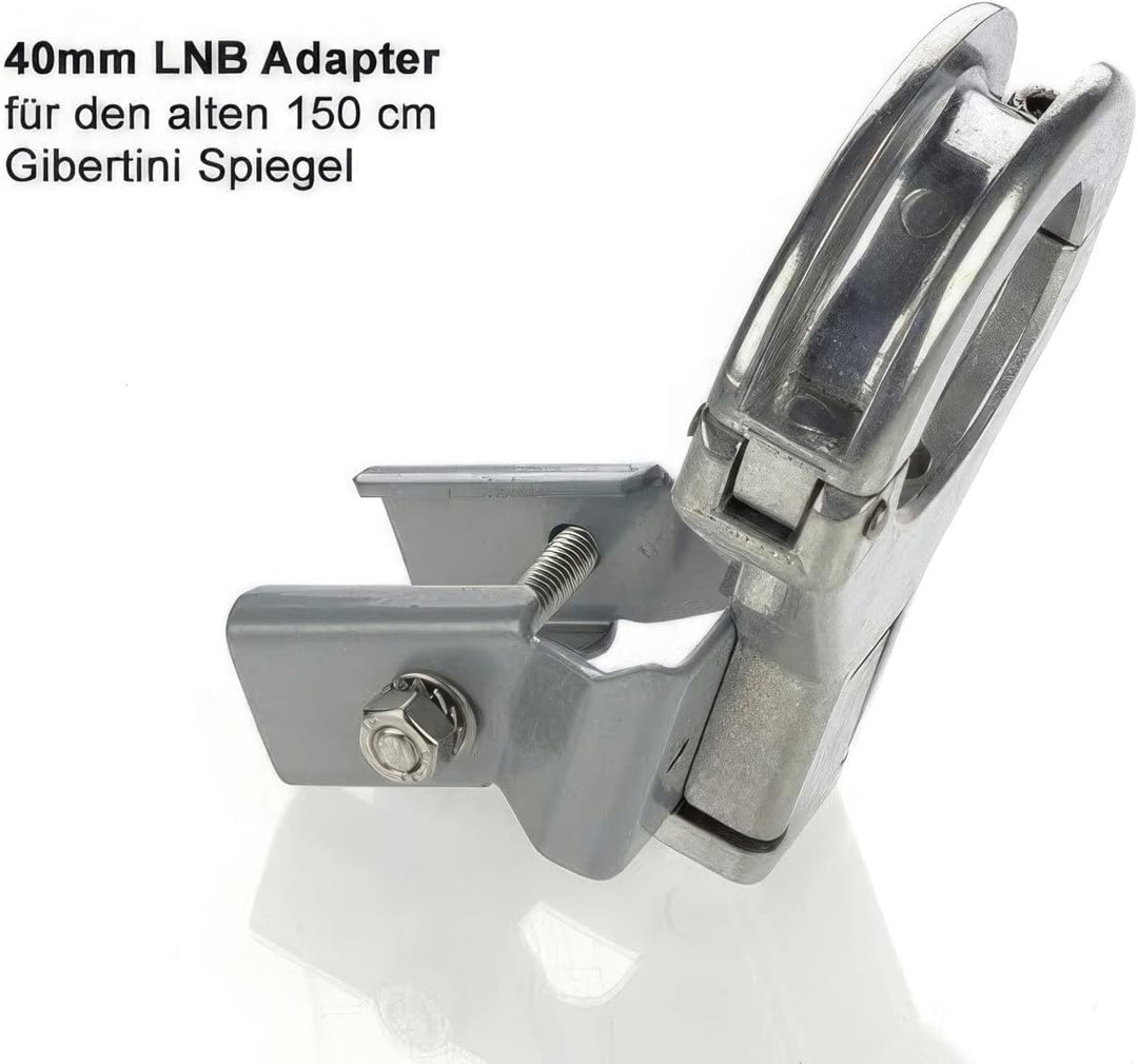 Gibertini KV150 Sat LNB-Halter passend für Spiegel OS150 (Alte Version)