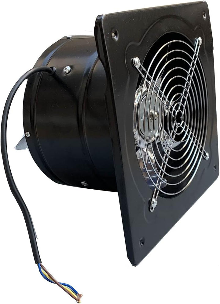 ECUTEE Abluftventilator 200mm Lüfter 80W 8" Axiallüfter 1250 m³/h Axialventilator Küchen Industriell