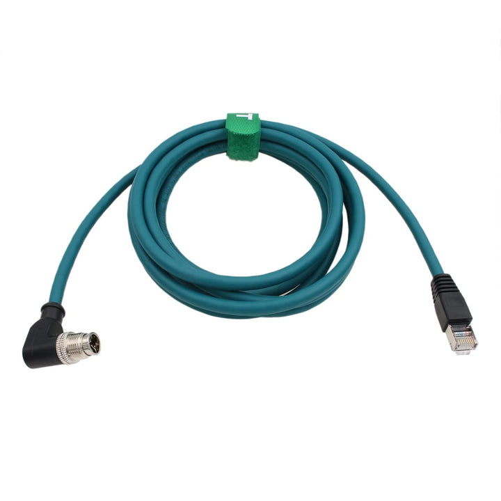 HangTon M12 Ethernet 8 Pin X Code RJ45 CAT7e GigE Kabel für Basler Cognex Industriekamera Sensor Hig
