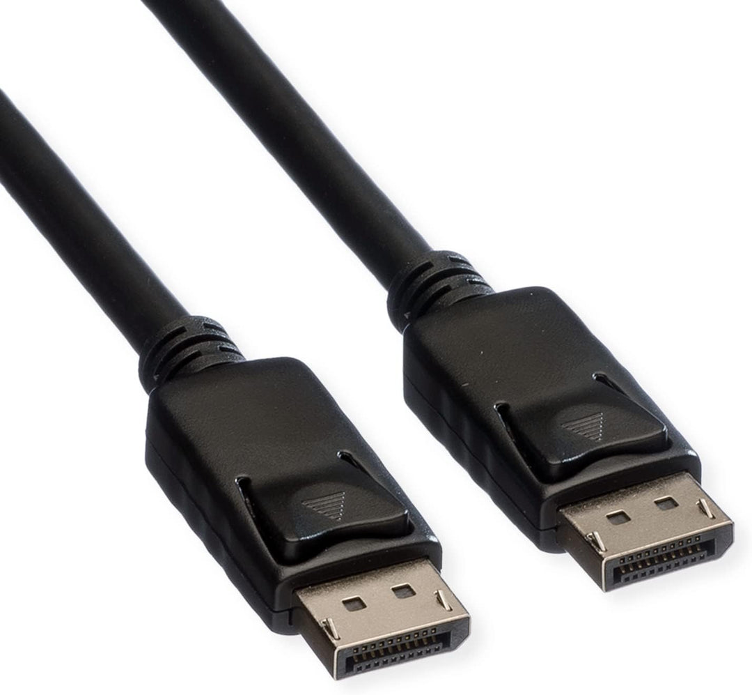 ROLINE DisplayPort Kabel, DP-DP, v1.2, ST - ST, TPE, schwarz, 10 m 10m, 10m