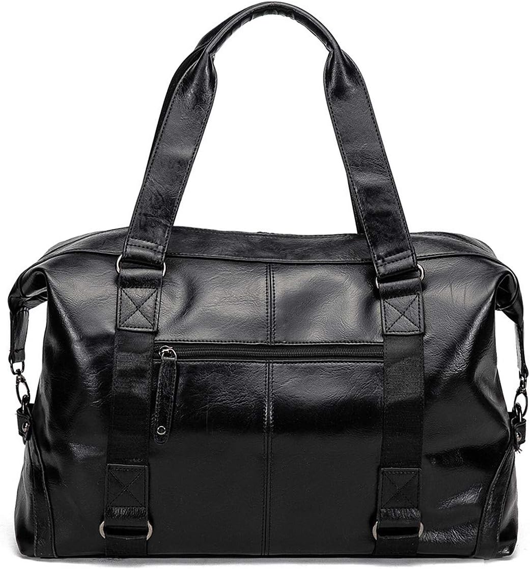 Reisetasche Wasserdichtes Leder Weekender Übernachtungs-Reisetaschen Fitnessstudio Sportgepäcktasche