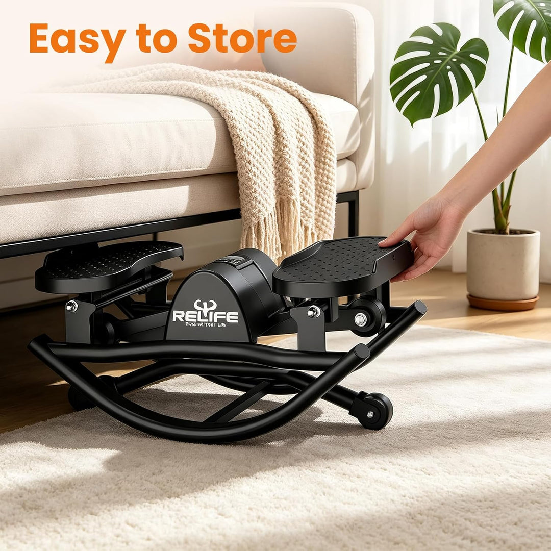 RELIFE REBUILD YOUR LIFE Rock Stepper für Zuhause Seitliches Schaukeln 3D Bewegung Low-Impact Rockin