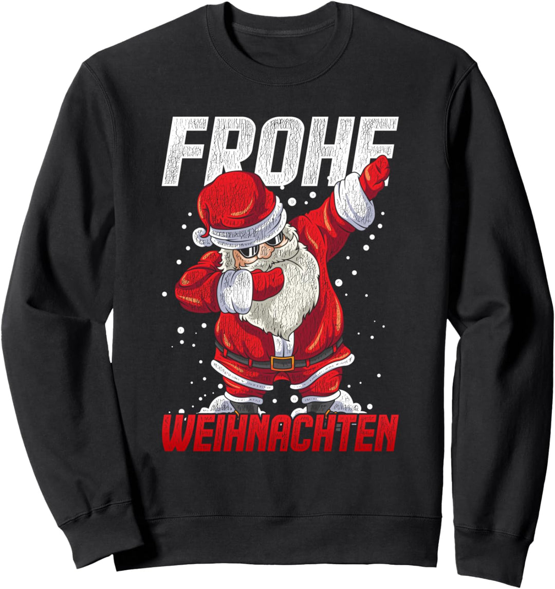 Santa Claus Dabbing Weihnachtsmann Frohe Weihnachten Sweatshirt