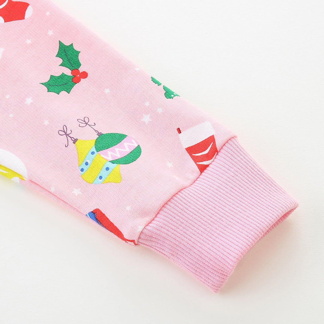 Mädchen Weihnacht Pullover Kinder Weihnachtskleidung Rentier Sweatshirts Baumwolle Warme Christmas L