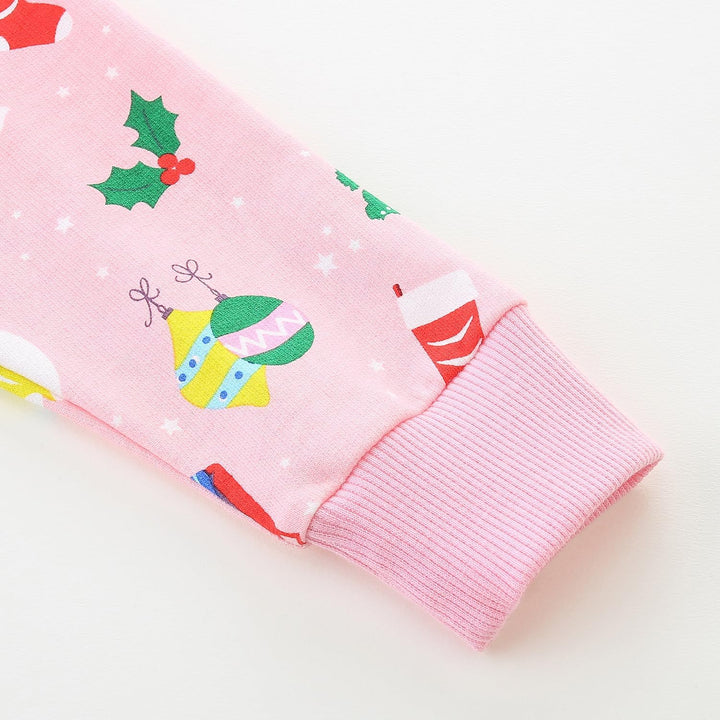 Mädchen Weihnacht Pullover Kinder Weihnachtskleidung Rentier Sweatshirts Baumwolle Warme Christmas L