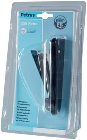 PETRUS 624404 Hefter/Handtacker 226 Retro, blau, blau