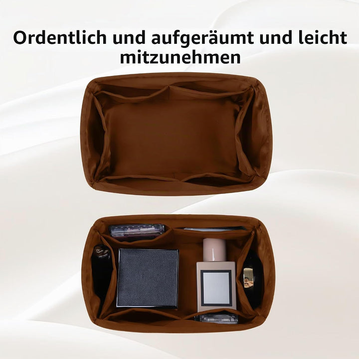 DGAZ Handtasche Tasche Organizer, Seide Innentaschen für LV Speedy Nano/20/25/30/35/40/45 Tasche, Le