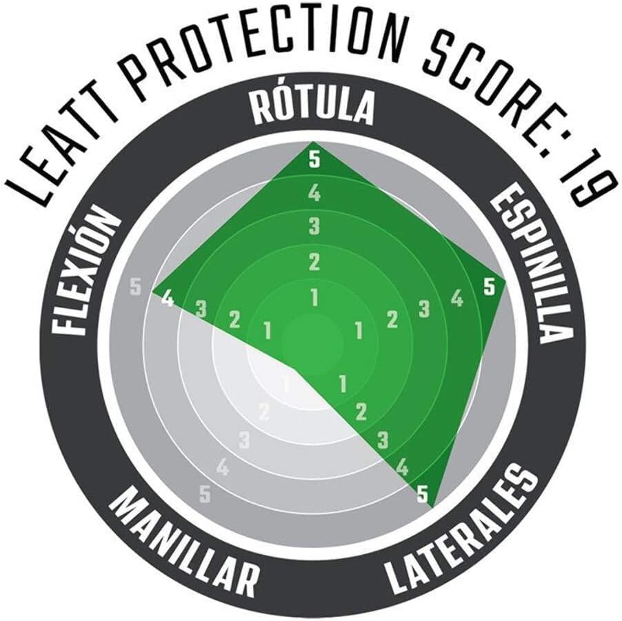 Leatt Unisex 3df Hybrid Ext Knieschoner und Schienbeinschoner S Schwarz, S Schwarz