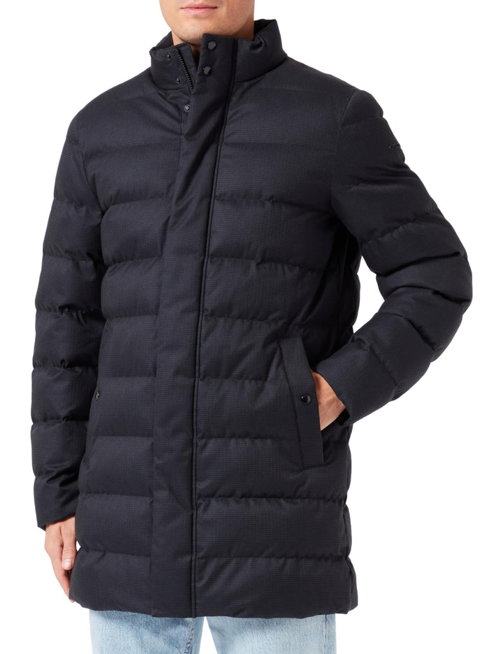 Geox Herren M Levico Jacket 48 ASPHALT/BLACK, 48 ASPHALT/BLACK