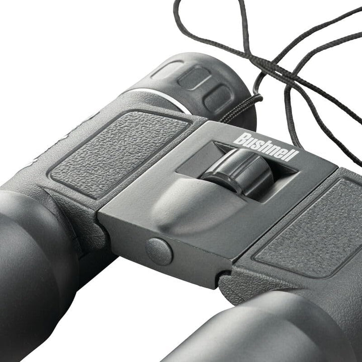 Bushnell, kompaktes, zusammenklappbares Dachkantprismen-Fernglas der Powerview-Serie grau 16 x 32mm