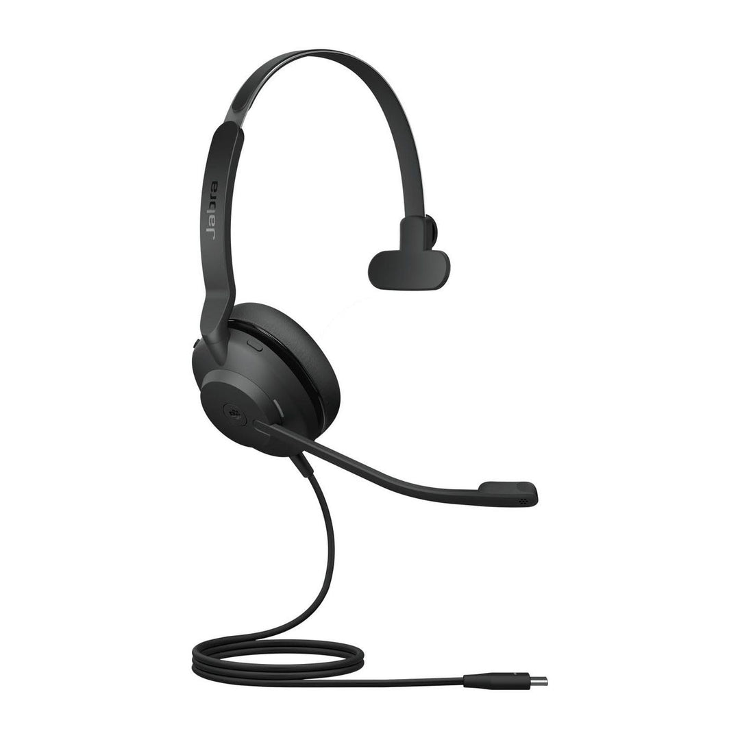 Jabra Evolve2 30 Headset – Mono Kopfhörer mit Noise Cancelling – Zertifiziert für Microsoft Teams –