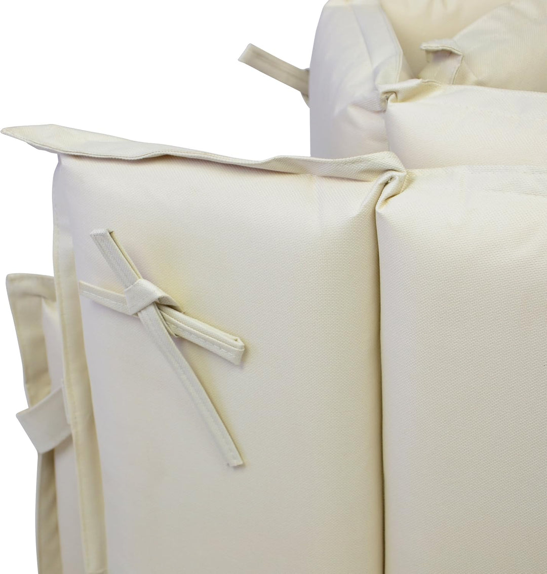 Nexos Divero Liegenauflage – 2er Set Auflage Polster für Sonnenliege Gartenliege Holzliege Saunalieg