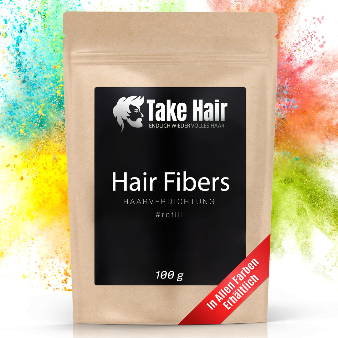 Take Hair Streuhaar Nachfüllbeutel 100g I Hält bei Regen und Wind I Für Männer und Frauen I Schüttha
