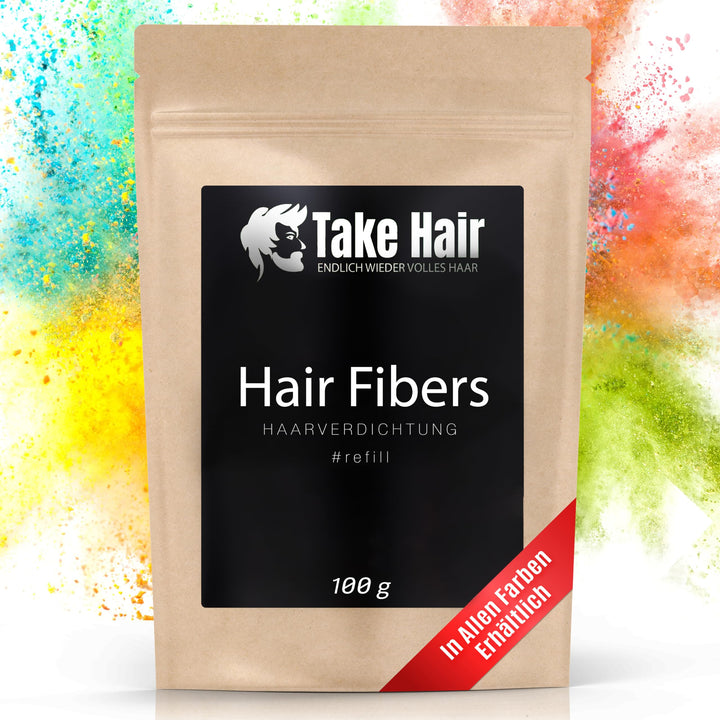 Take Hair Streuhaar Nachfüllbeutel 100g I Hält bei Regen und Wind I Für Männer und Frauen I Schüttha