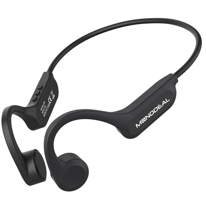 MONODEAL Knochenschall Kopfhörer Bluetooth 5.3 Open-Ear Kopfhörer, Typ-C Ladeanschluss, IPX6 wasserd