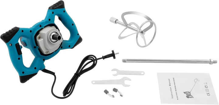 Farbmörtelrührer 2400 W Kompaktmaschine zum Mischen viskoser Materialien Ergonomische Griffe Adjusta