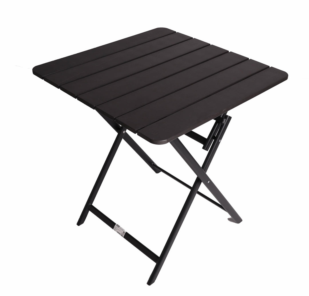 Generisch Aluminium Klapptisch Balkontisch 70x70x74 cm Gartentisch klappbar, platzsparend Beistellti