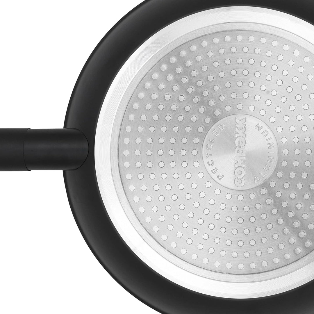 Combekk 211124.02 Bratpfanne aus recyceltem Aluminium, antihaftbeschichtet, für Induktionsherde geei