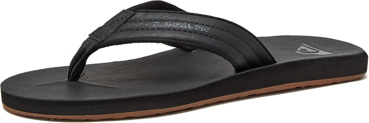 Quiksilver CARVER NUBUCK M SNDL TKD0 Herren Sandalen 39 EU Solide Schwarz, 39 EU Solide Schwarz