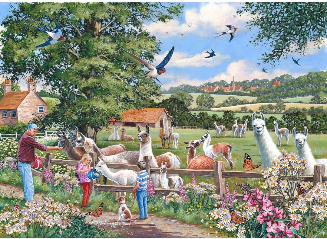 The House of Puzzles - Puzzle mit 1000 Teilen – Llama Mamas – "New Juli 2023"