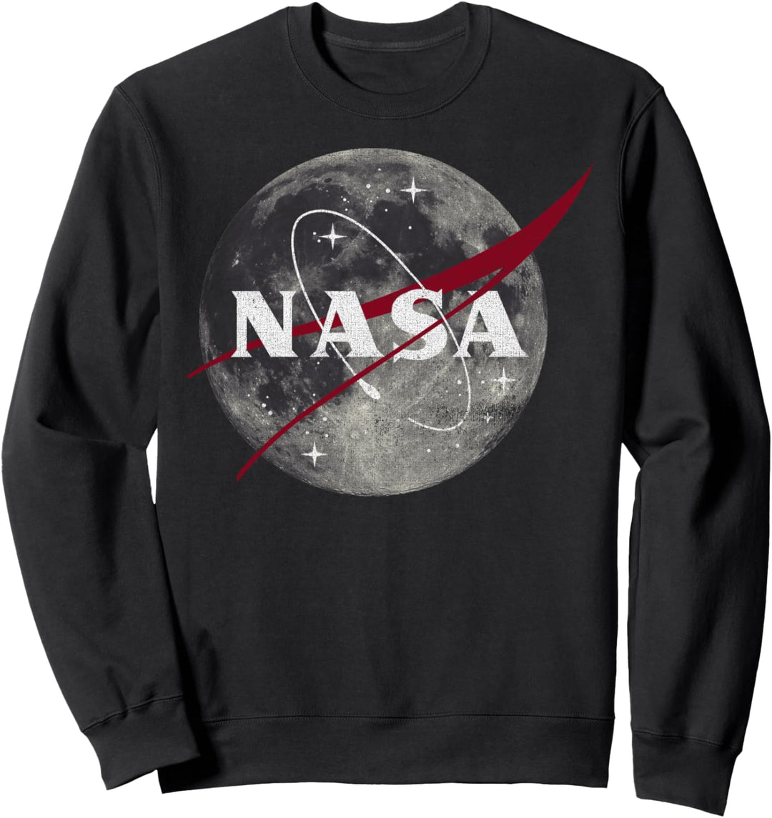 NASA Moon Space Logo Sweatshirt