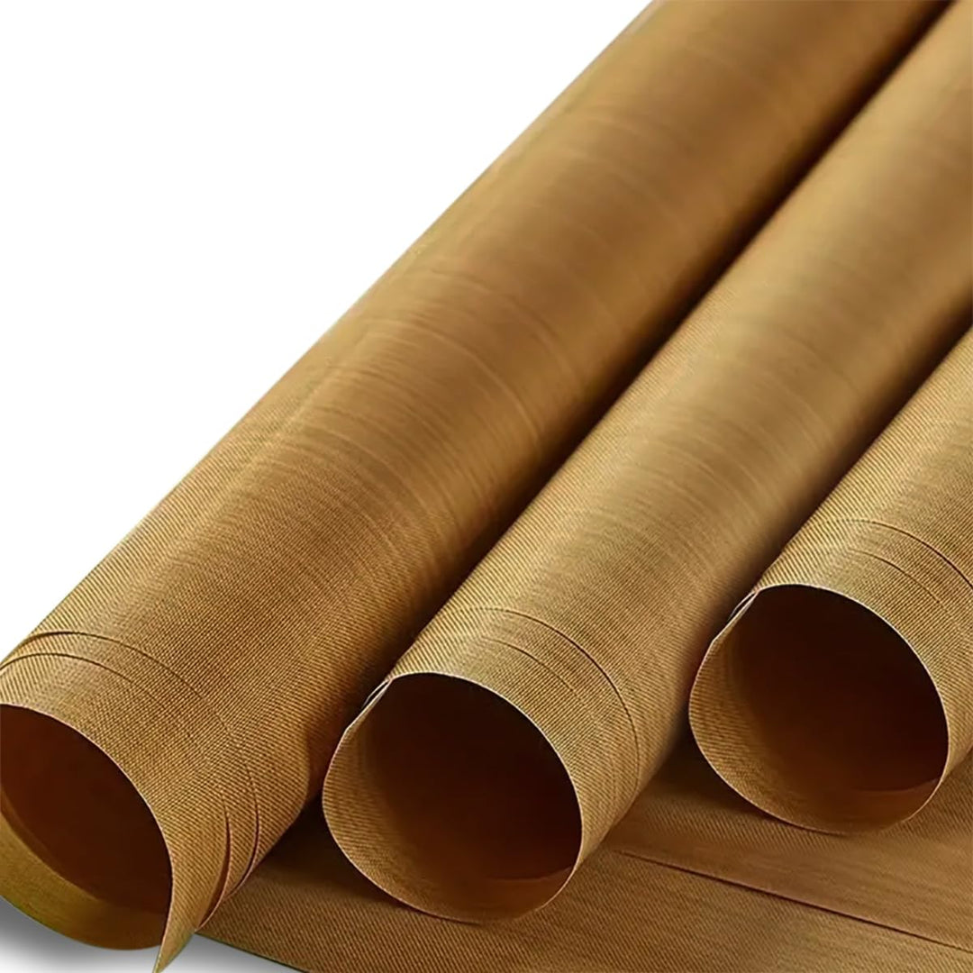 PTFE Teflonfolie für Wärmepresse, Teflonfolie Dauerbackfolie Backpapier Wiederverwendbar PTFE, Trans