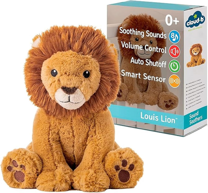 Cloud b Soothing Sound Machine | Cuddly Stuffed Animal | 4 White Noise and 4 Lullabies | Auto-Shutof