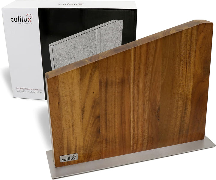 CULILUX Gourmet magnetischer Messerblock XL beidseitig für bis zu 14 Messer mit Klingen bis 25 cm au