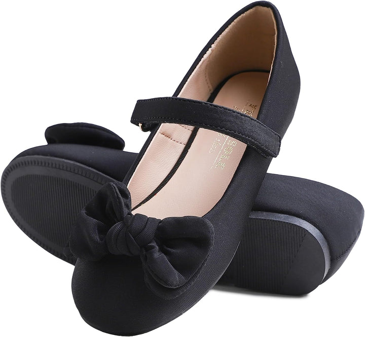 Feversole Girls Cute Dress, Mädchen süsses Kleid Mary Jane Schuhe weiche Party Urlaub Ballerinas 29
