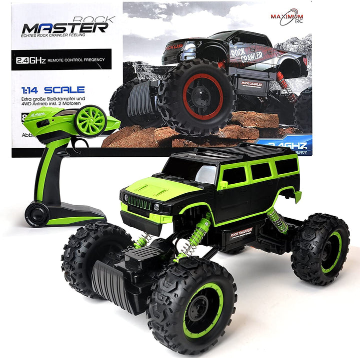 FunTomia Maximum RC Ferngesteuertes Auto für Kinder - 4WD Monstertruck - XL RC Auto für Kinder ab 5