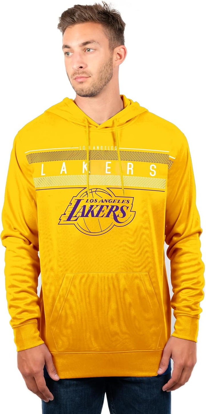 NBA Herren Fleece Hoodie Pullover Sweatshirt Poly Midtown, Herren, Midtown Hoodie L Team-farbe:, L T