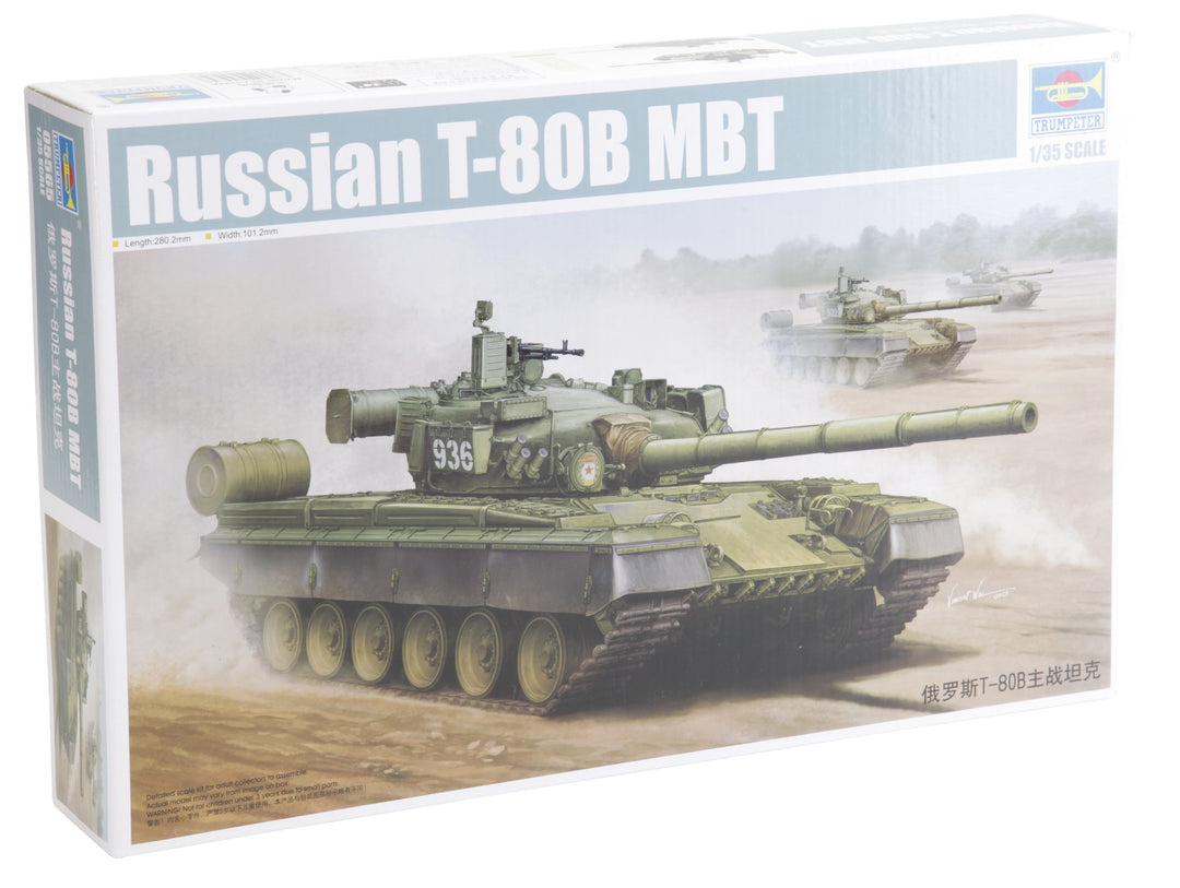 Trumpeter 005565-1/35 Fahrzeug T80 B MBT