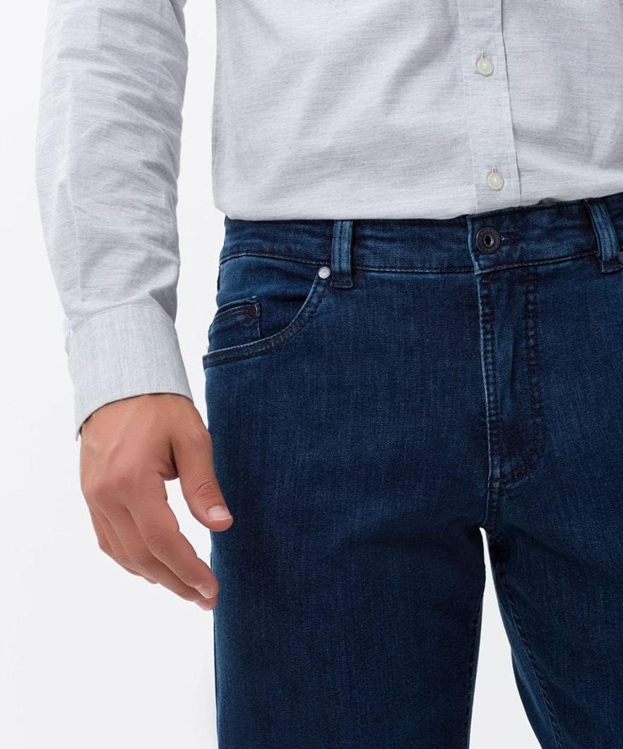 EUREX by Brax Herren Style Luke Jeans, Blau Stone