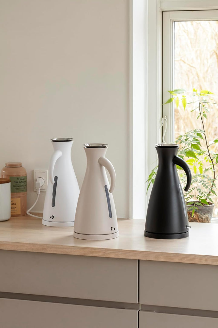 EVA SOLO | Wasserkocher 1,5 L Matt Sand | 100% tropffrei | Matt Sand