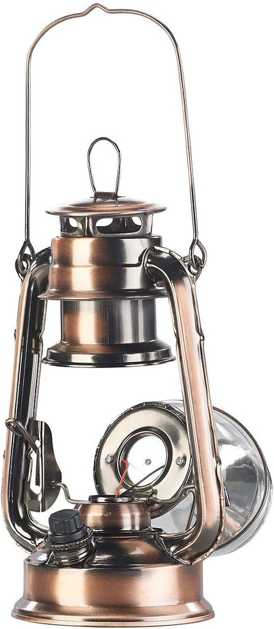 Lunartec LED Akkuleuchte: Ultra helle LED-Sturmlampe mit Akku, 200 Lm, 3W, warmweiss, bronze (Latern