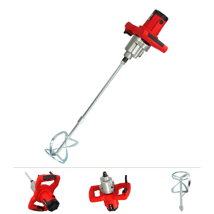 Grafner Rührwerk 1400 Watt, 2-Gang Getriebe, stufenlose Geschwindigkeitsregelung bis max. 900 U/min,