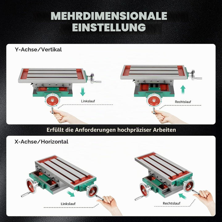 Mini-Fräsmaschine Arbeitstisch, Fräsen Arbeiten, Frästisch Arbeitstisch Maschine, Kreuztisch für all