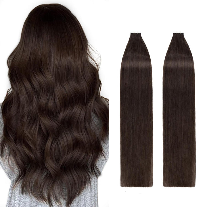 Silk-co Tape in Extensions Echthaar 40stk, Remy Tape Extensions Echthaar, Skin Weft Haarextensions K
