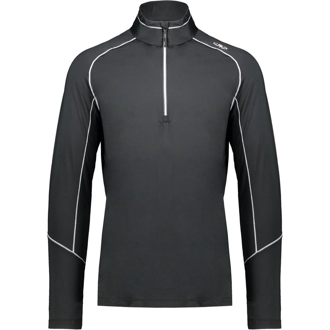 CMP Herren Softech Skifleece Long Sleeve Shirt S Schwarz, S Schwarz