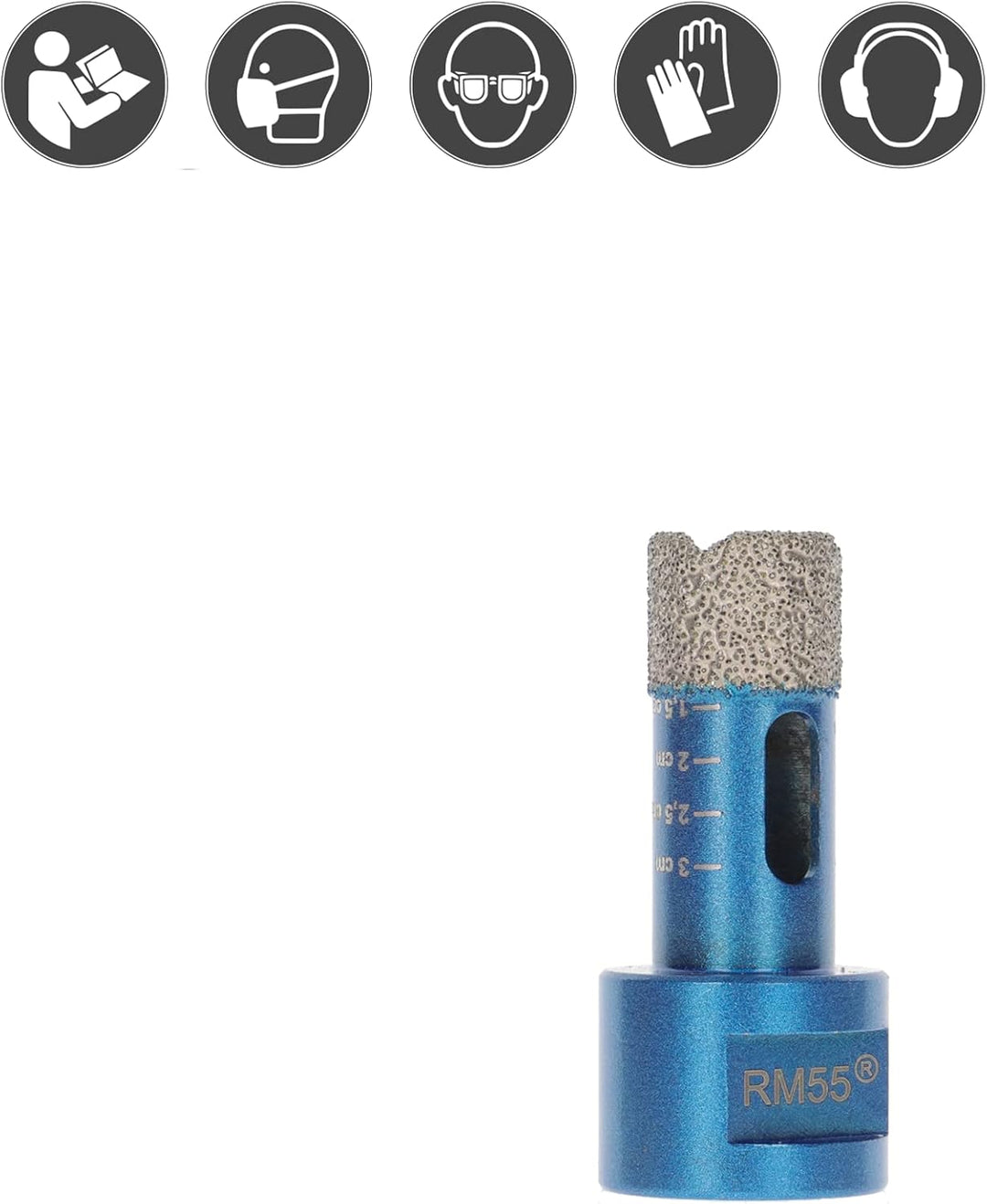 PRODIAMANT Diamant Fliesenbohrer 18 mm x M14 Fliese, Feinsteinzeug, Keramik für Winkelschleifer Prem